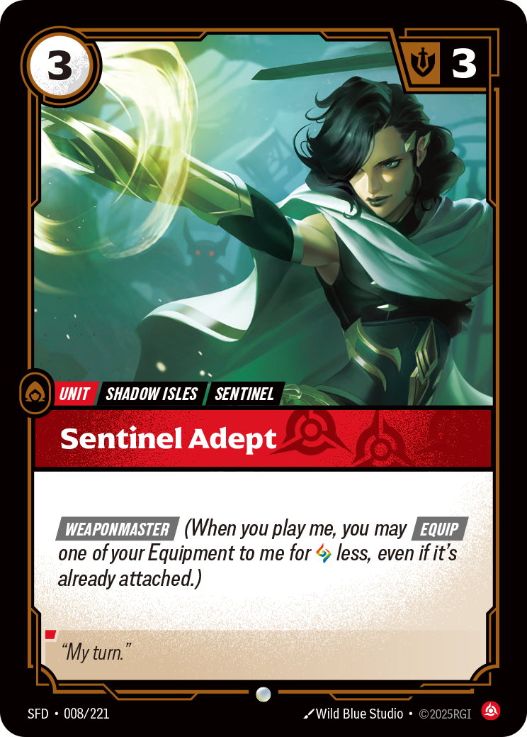 Riftbound Unit: Sentinel Adept