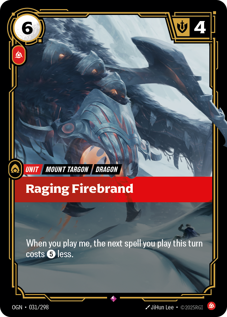 Riftbound Unit: Raging Firebrand