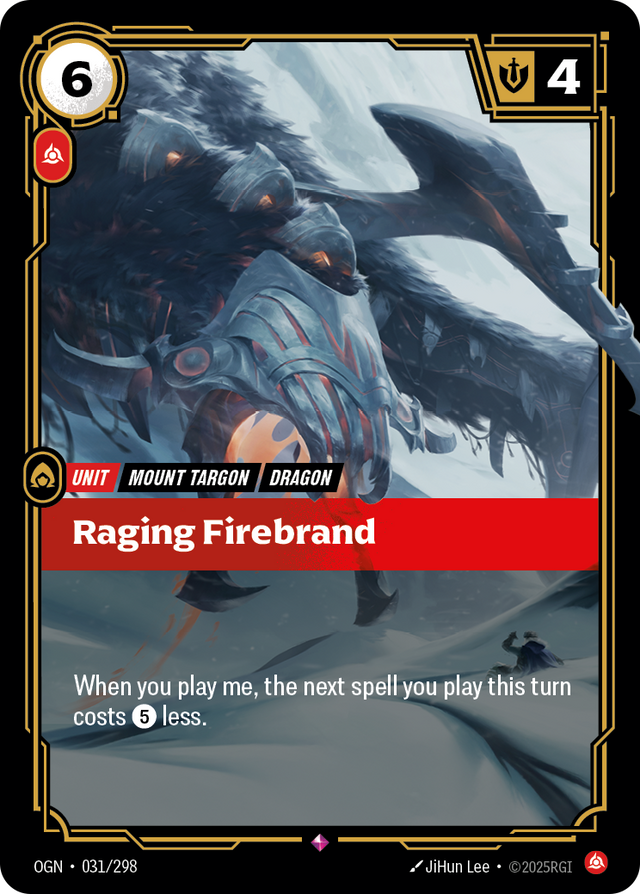 Riftbound Unit: Raging Firebrand