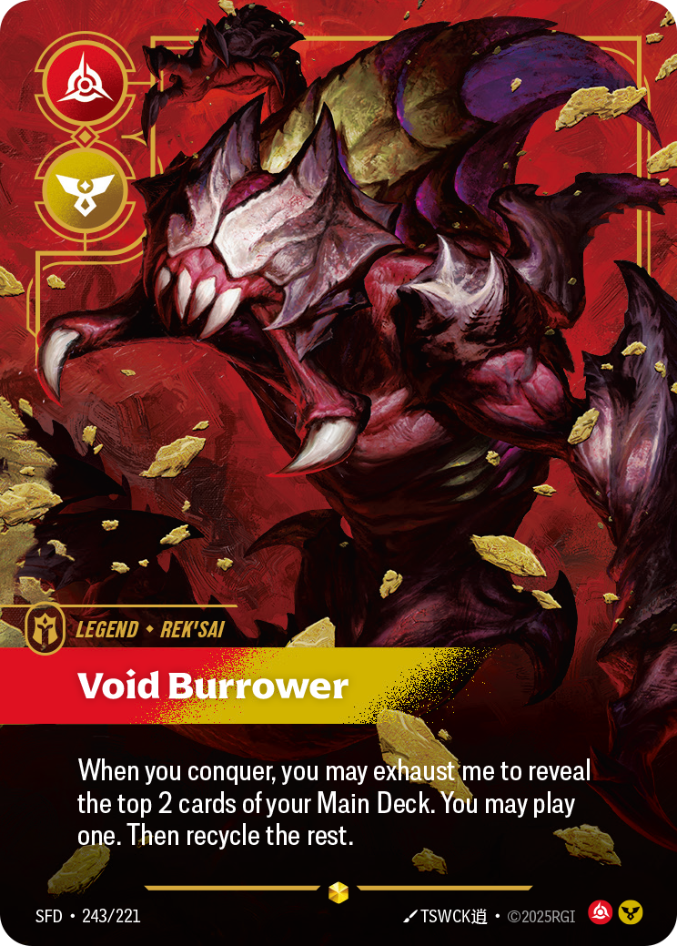 Riftbound Legend: Void Burrower