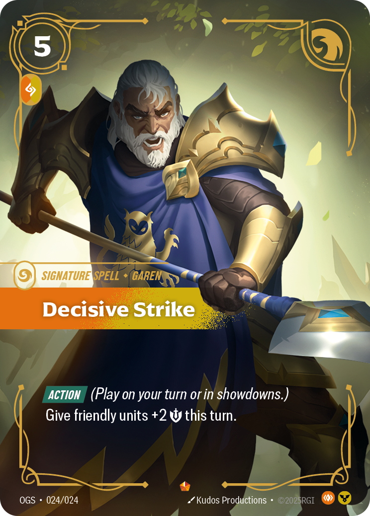 Riftbound Spell: Decisive Strike