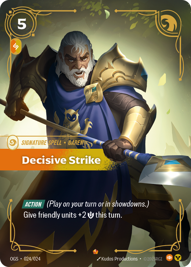Riftbound Spell: Decisive Strike