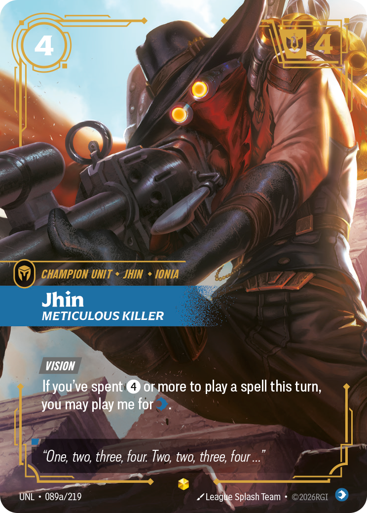 Riftbound Champion Unit: Jhin