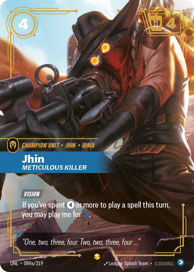 Riftbound Champion Unit: Jhin