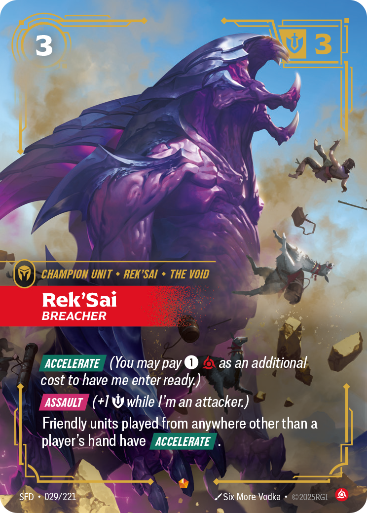 Riftbound Champion Unit: Rek'Sai