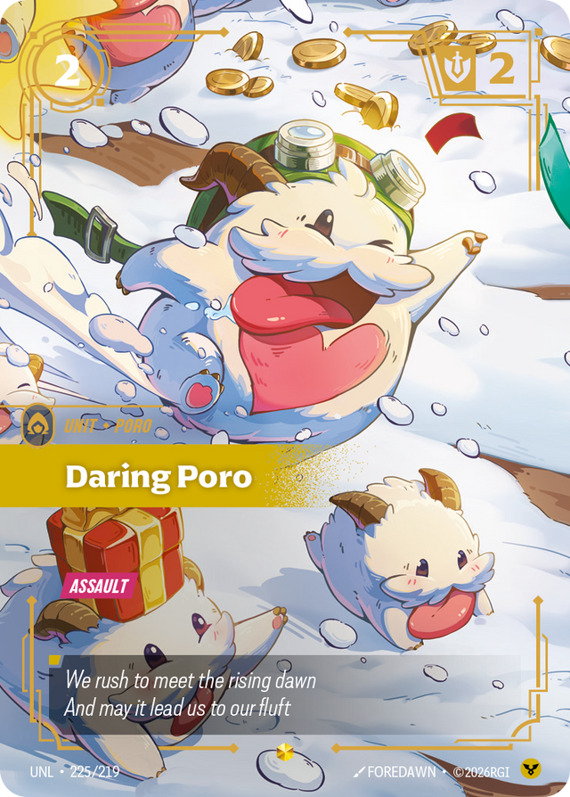 Riftbound Unit: Daring Poro