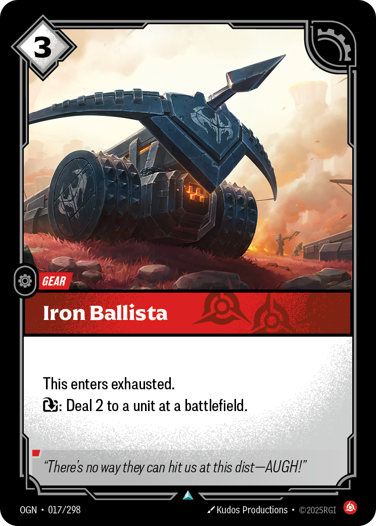 Riftbound Gear: Iron Ballista
