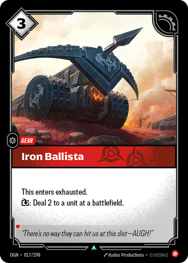 Riftbound Gear: Iron Ballista