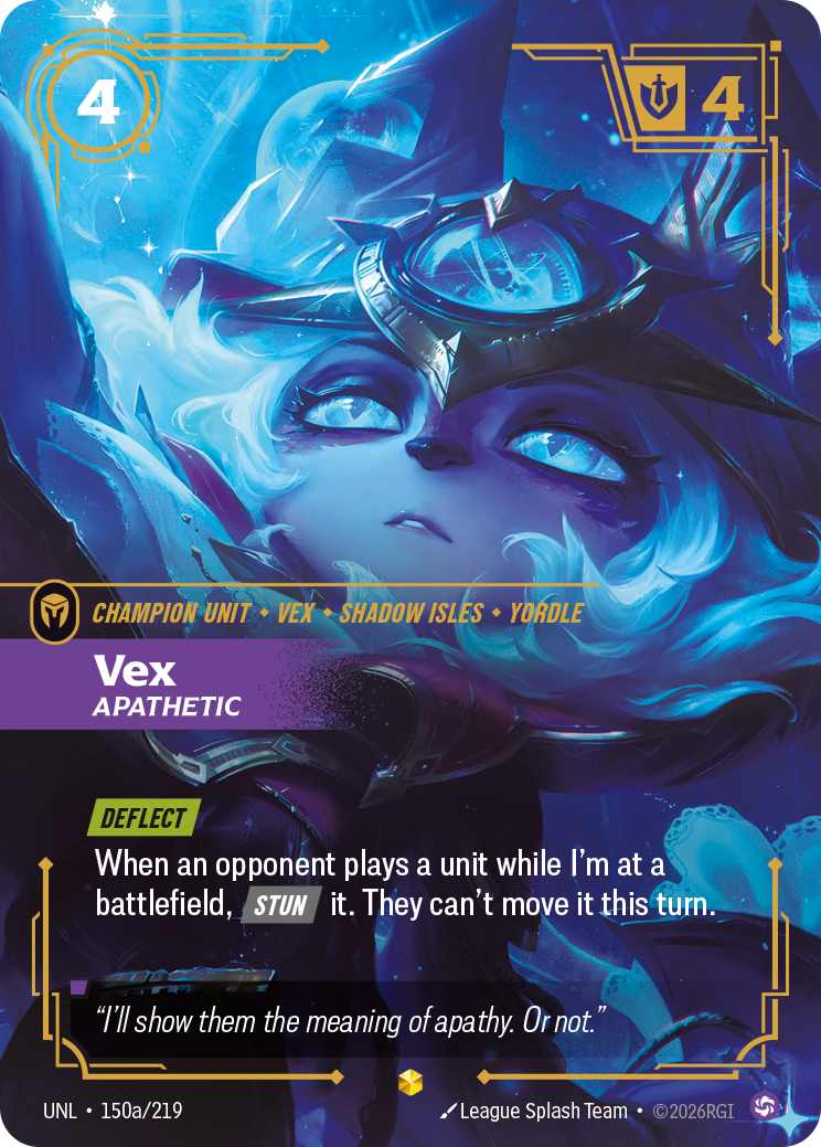 Riftbound Champion Unit: Vex