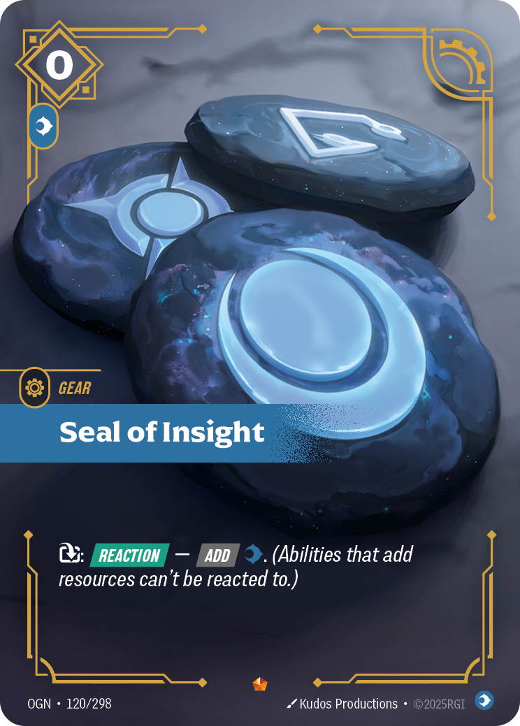 Riftbound Gear: Seal of Insight