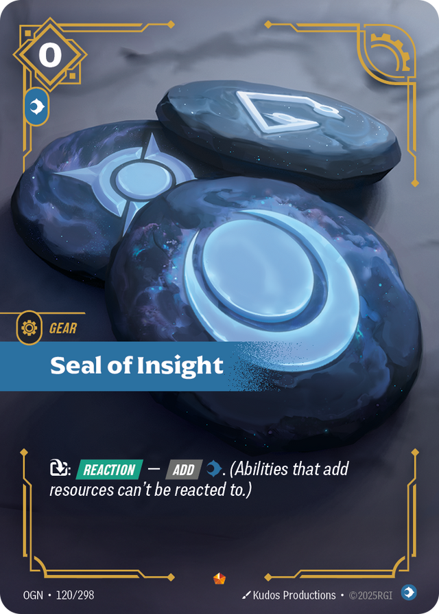 Riftbound Gear: Seal of Insight
