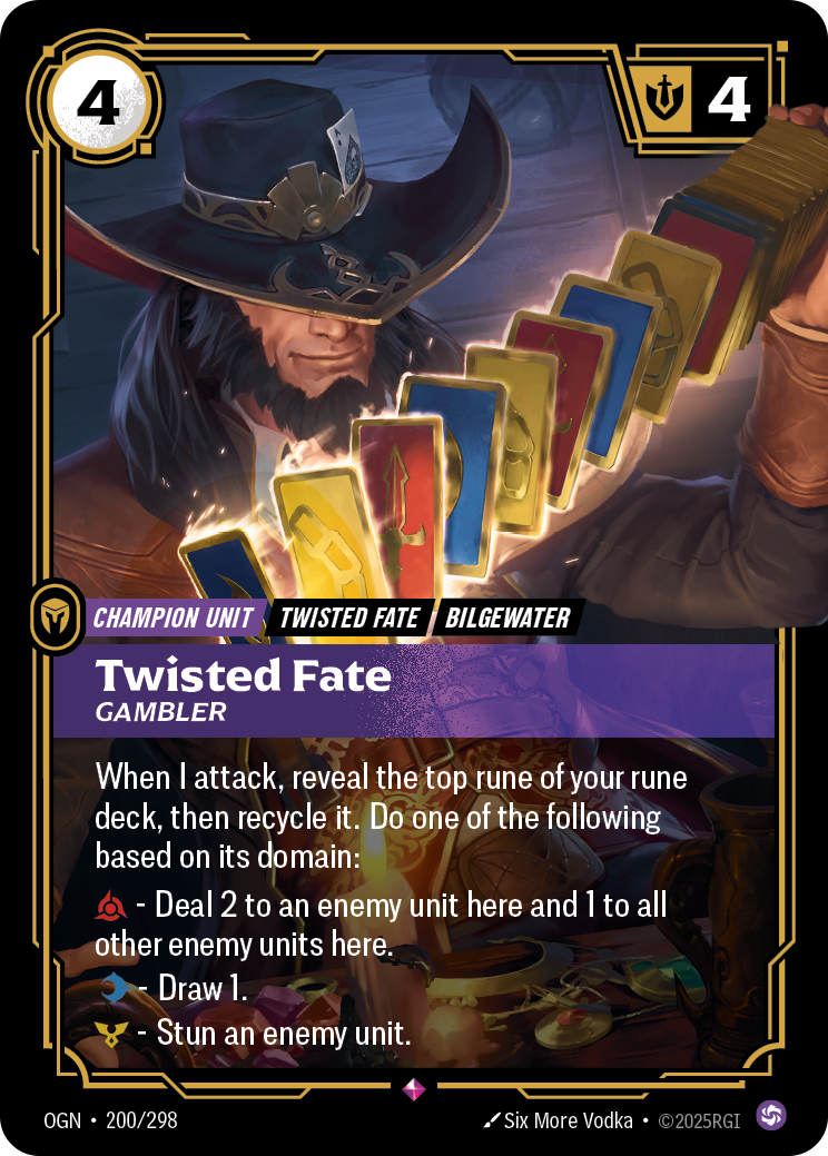 Riftbound Champion Unit: Twisted Fate