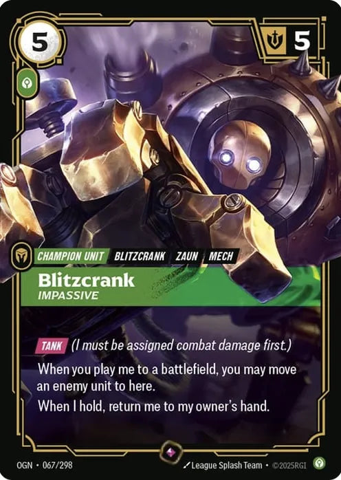 Riftbound promo: Blitzcrank – Impassive