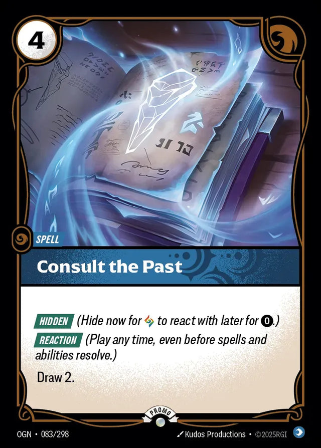 Riftbound promo: Consult the Past