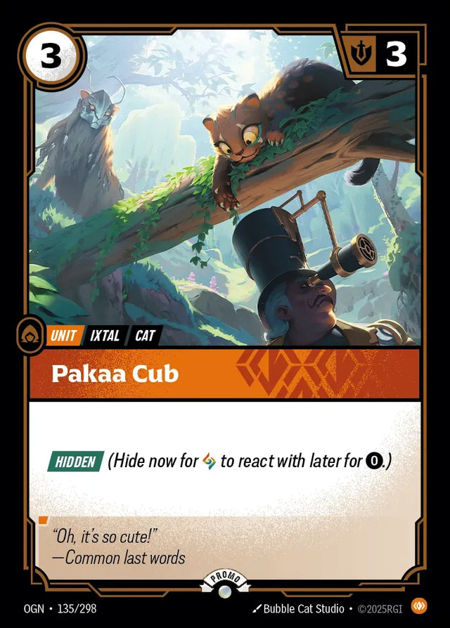 Riftbound promo: Pakaa Cub