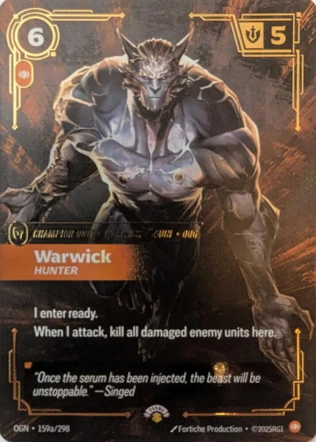 Riftbound promo: Warwick – Hunter