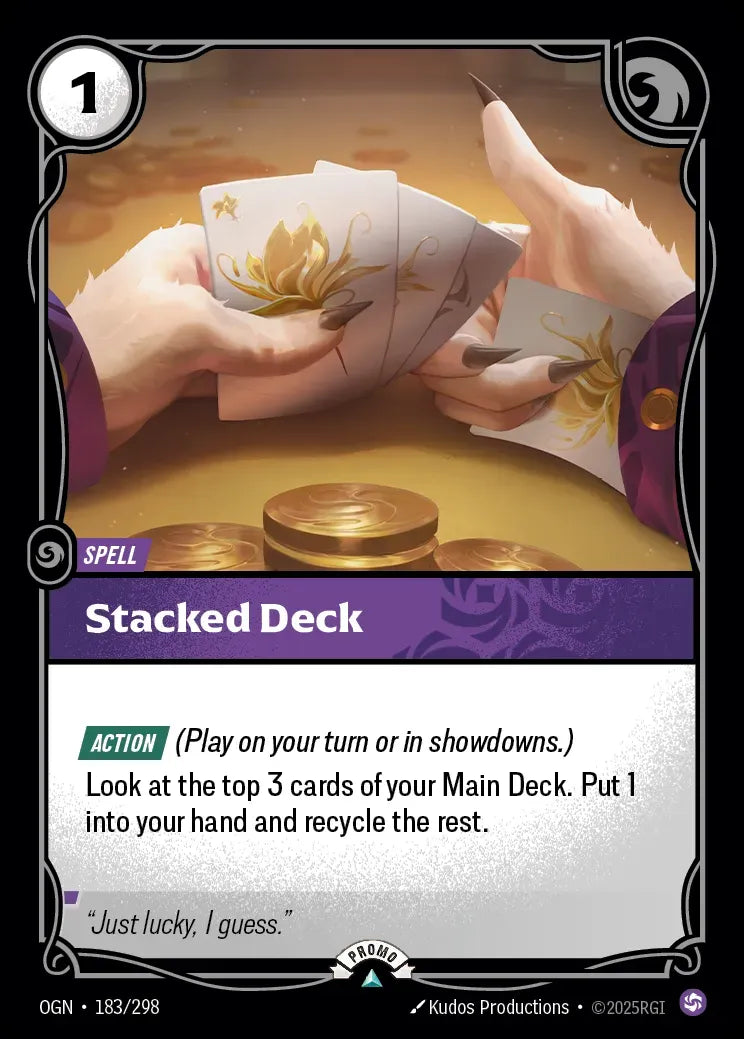 Riftbound promo: Stacked Deck
