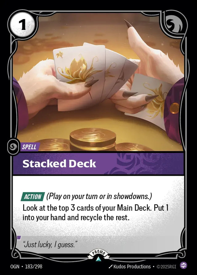 Riftbound promo: Stacked Deck