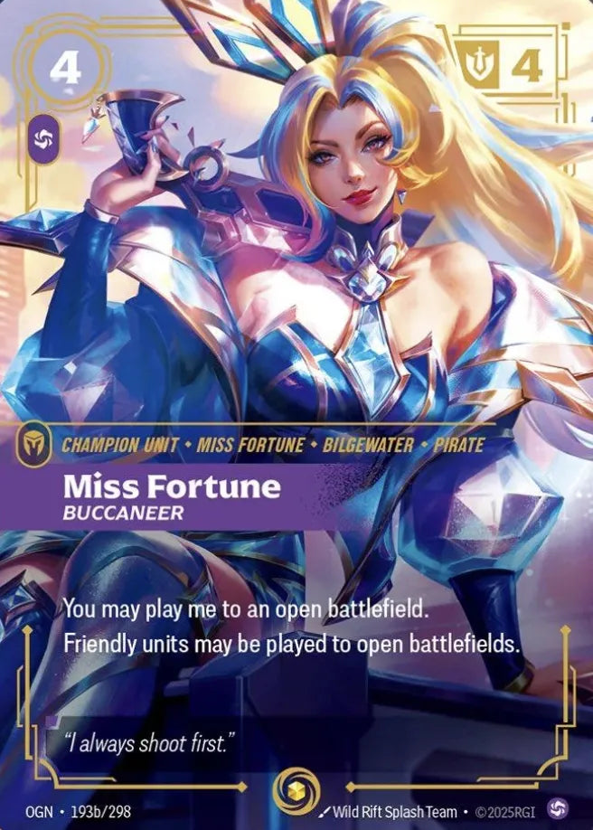 Riftbound promo: Miss Fortune – Buccaneer