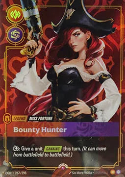 Riftbound promo: Miss Fortune – Bounty Hunter