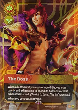 Riftbound promo: Sett – The Boss