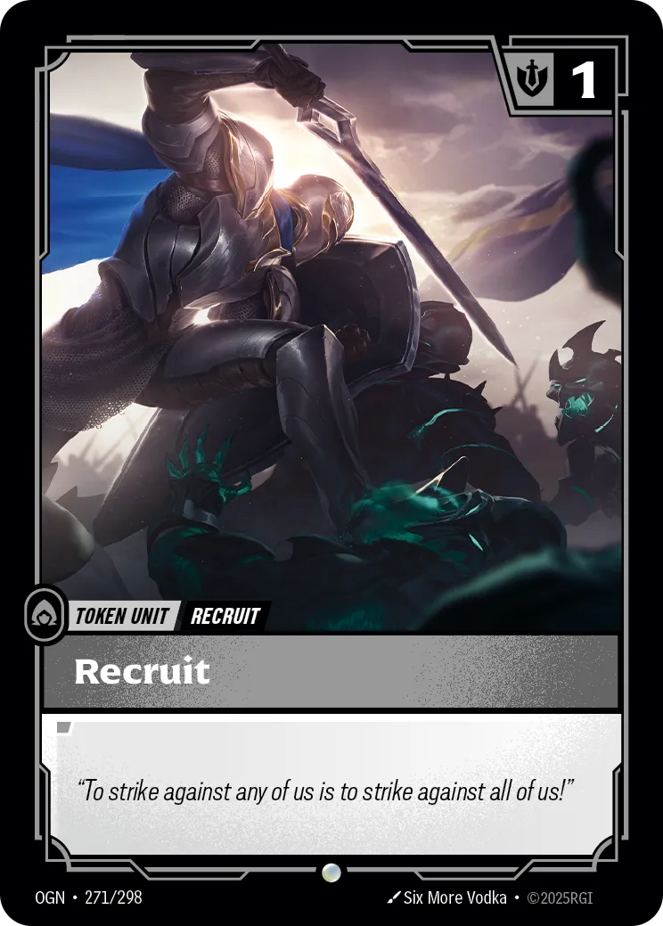 Riftbound Unit: Recruit // Buff