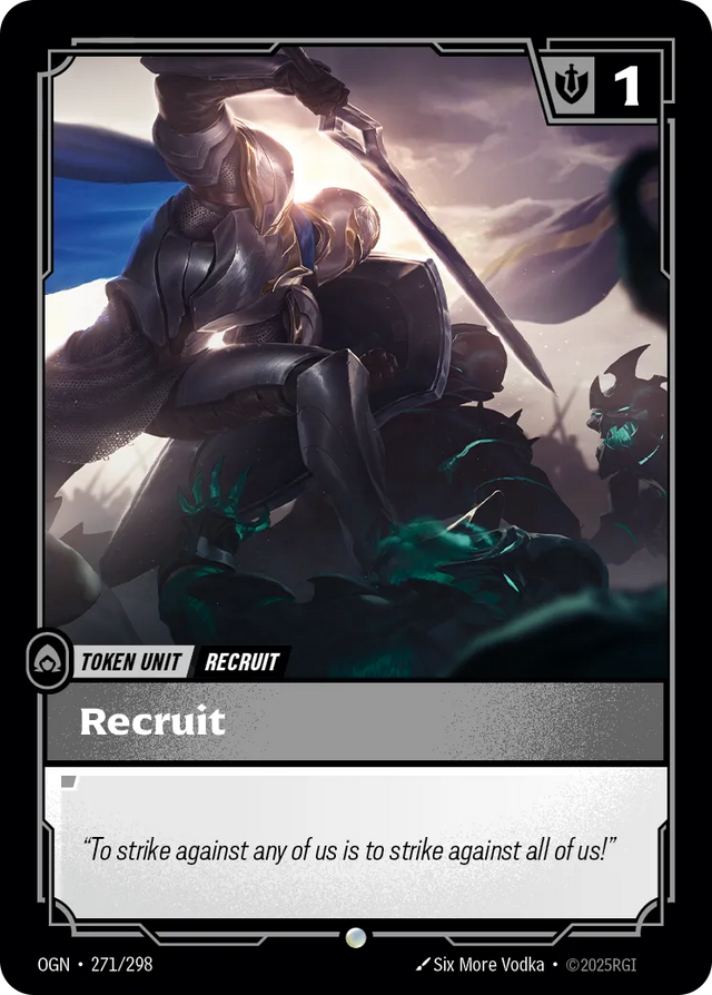 Riftbound Unit: Recruit // Buff