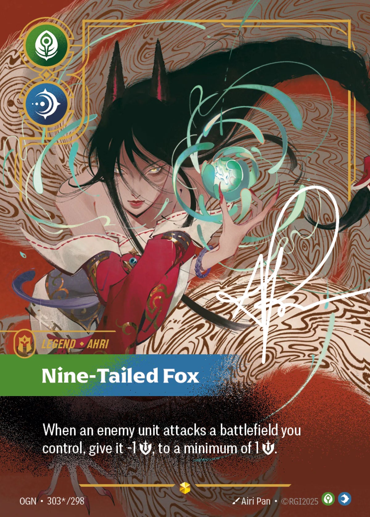 Riftbound Legend: Ahri – Nine-Tailed Fox