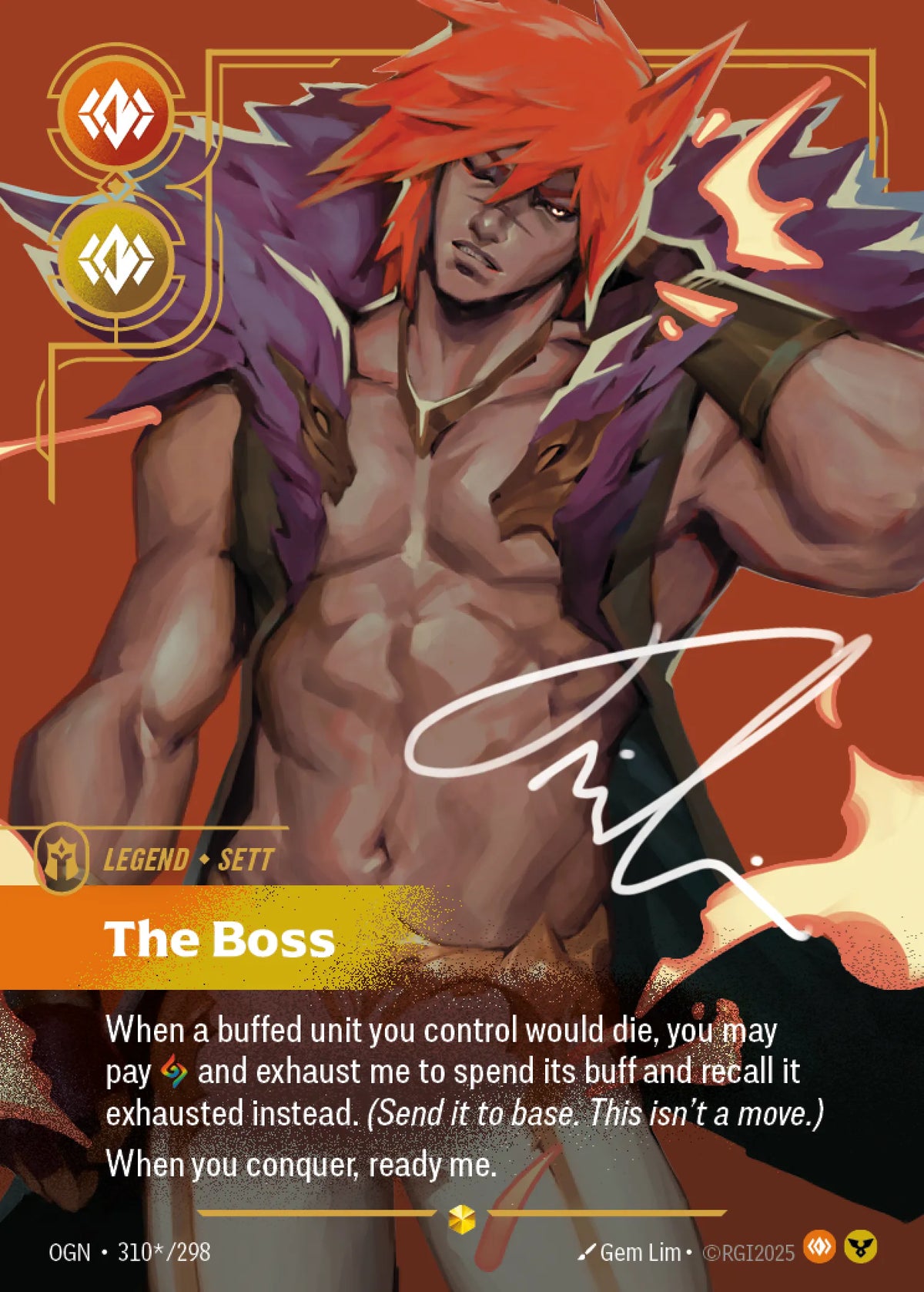 Riftbound Legend: Sett – The Boss