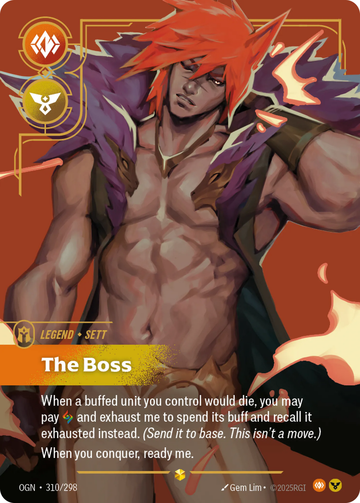 Riftbound Legend: Sett – The Boss