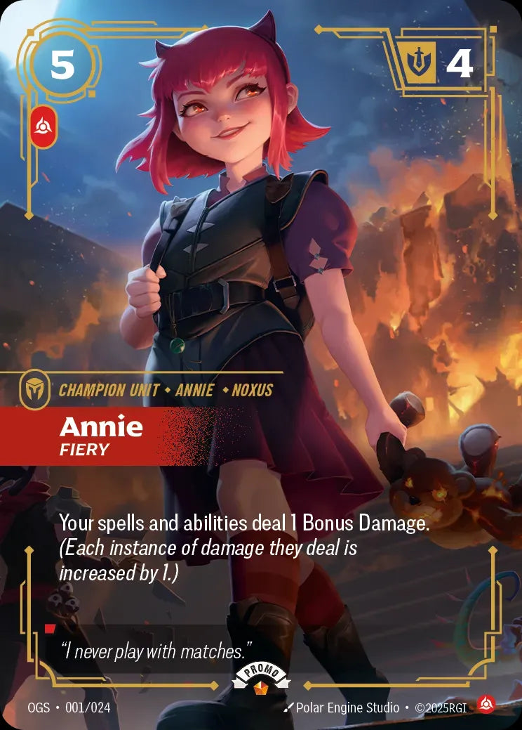 Riftbound promo: Annie – Fiery