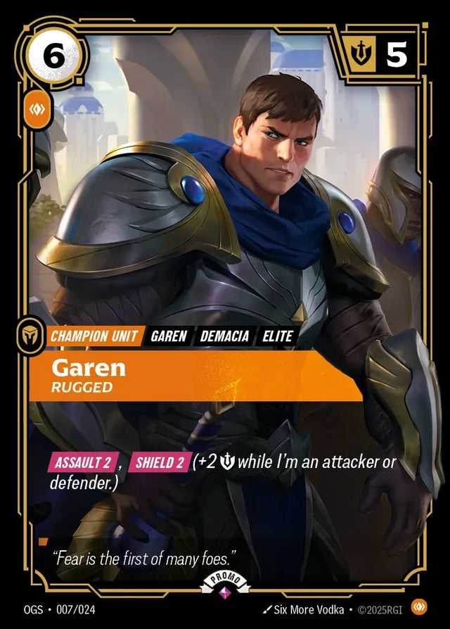 Riftbound promo: Garen – Rugged