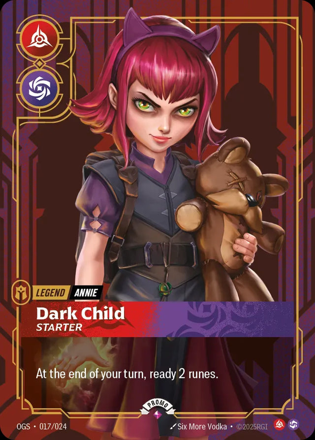 Riftbound promo: Annie – Dark Child