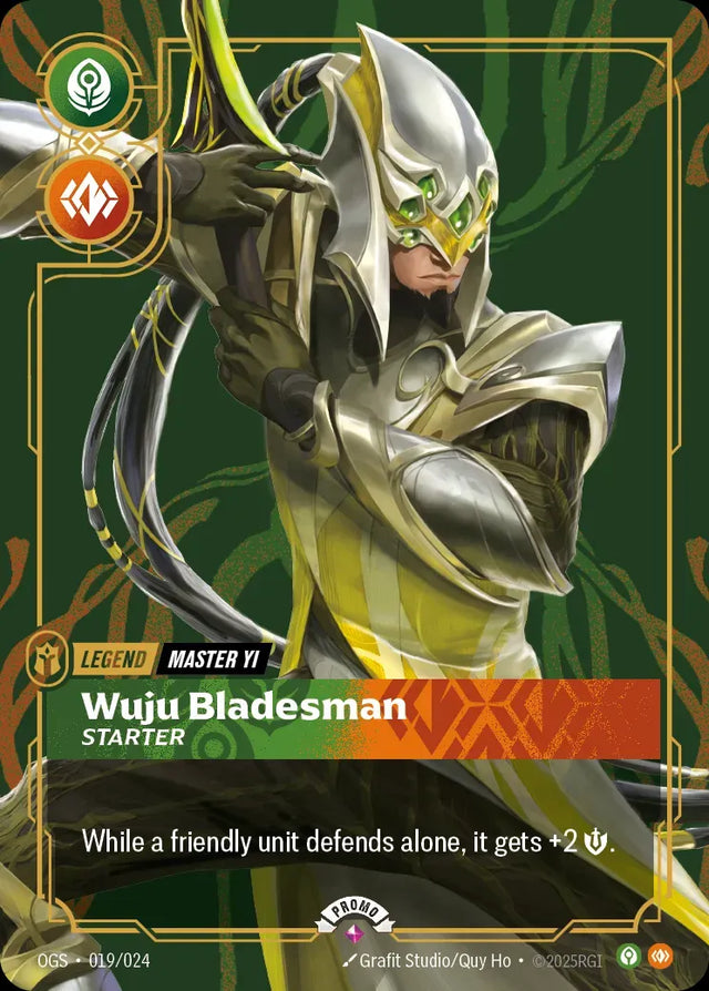 Riftbound promo: Master Yi – Wuju Bladesman