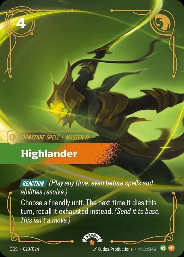 Riftbound promo: Highlander