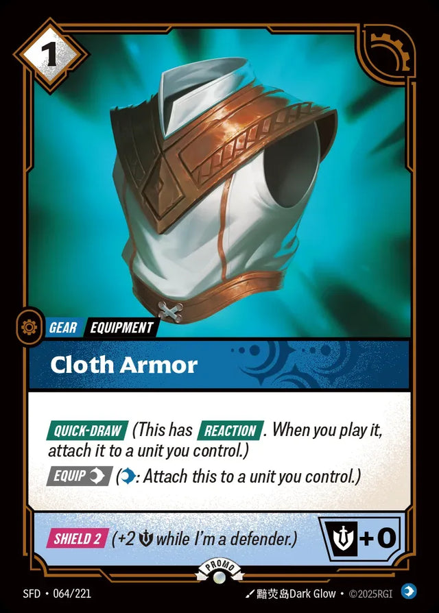Riftbound promo: Cloth Armor