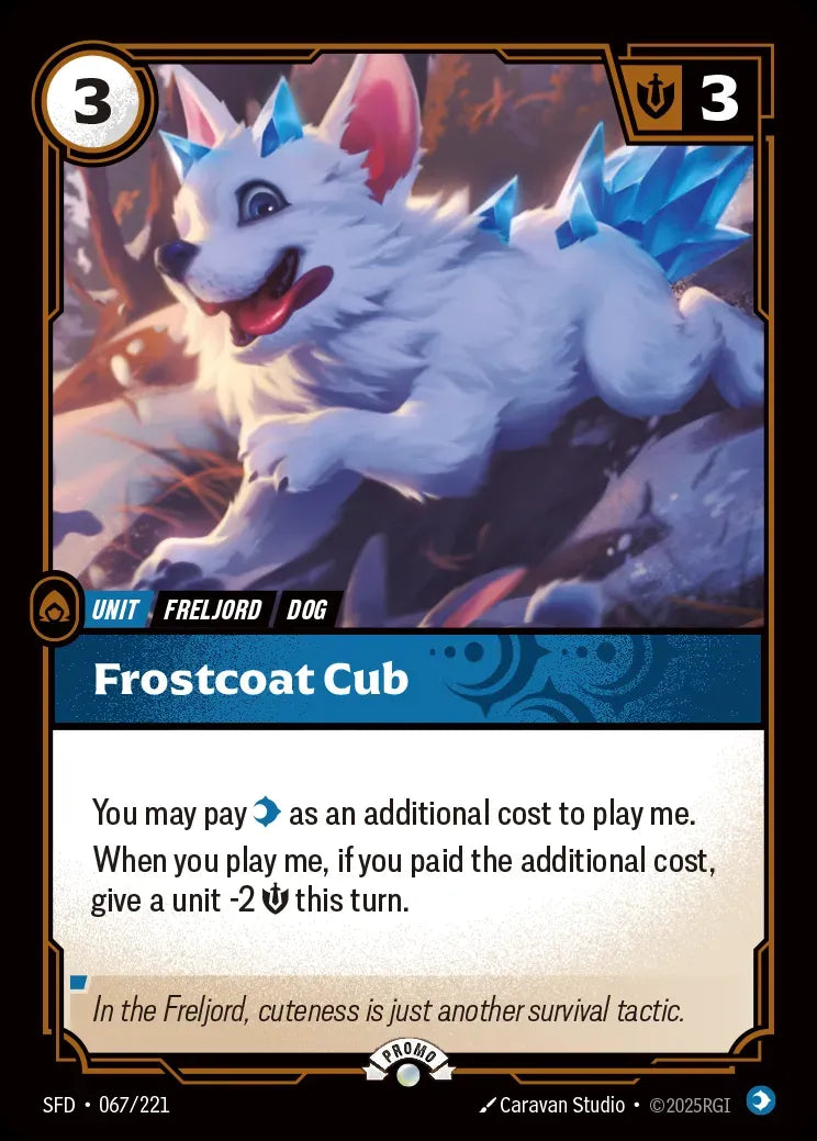 Riftbound promo: Frostcoat Cub