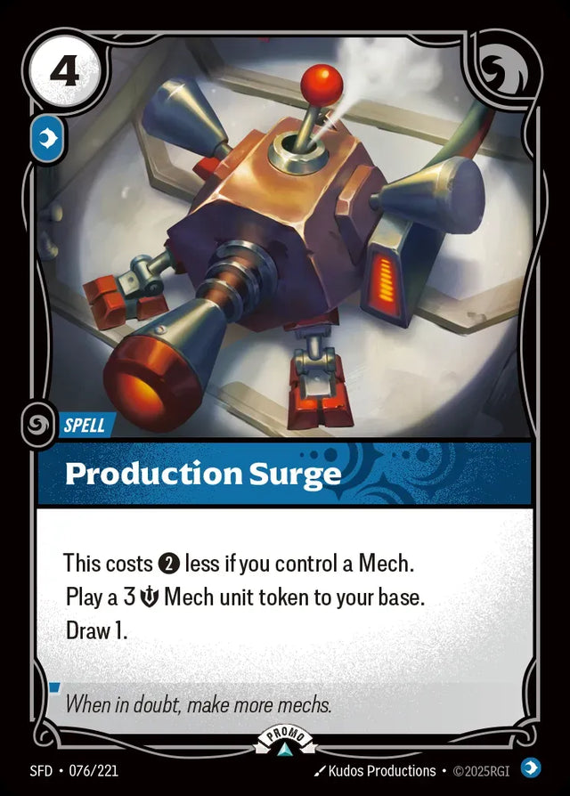 Riftbound promo: Production Surge