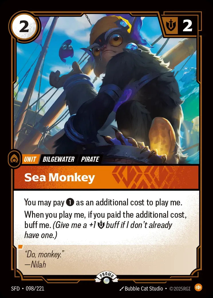 Riftbound promo: Sea Monkey