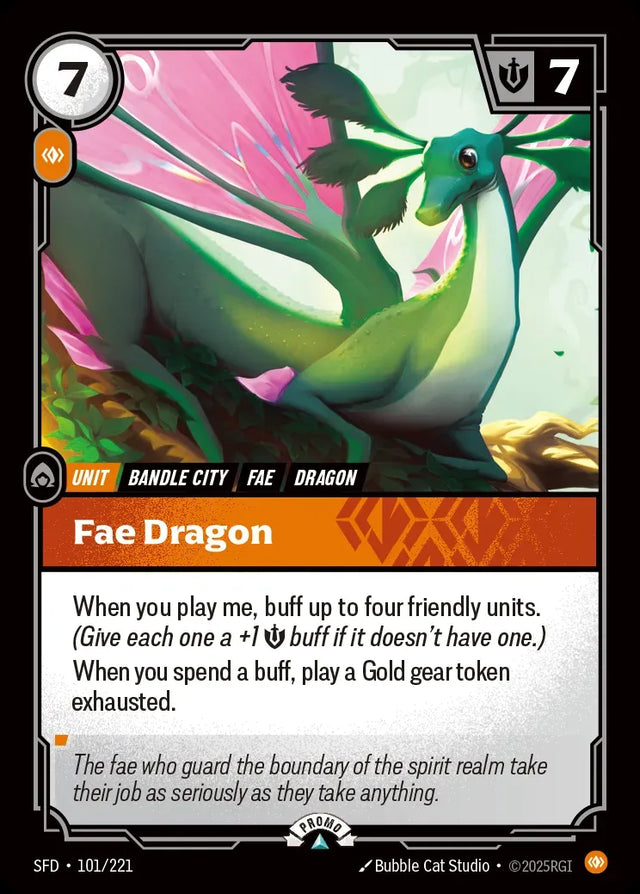 Riftbound promo: Fae Dragon