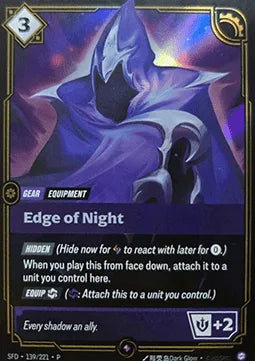 Riftbound promo: Edge of Night