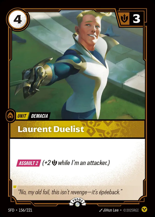 Riftbound promo: Laurent Duelist