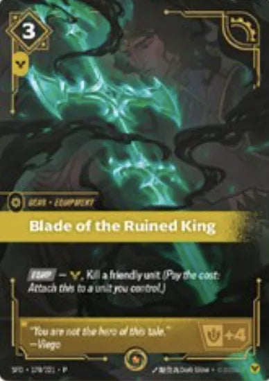 Riftbound promo: Blade of the Ruined King
