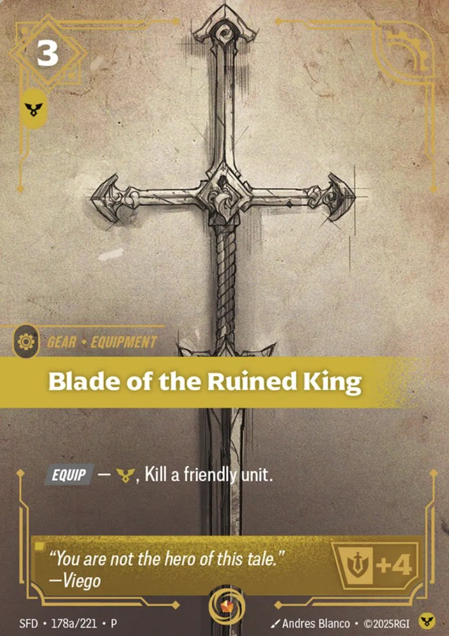 Riftbound promo: Blade of the Ruined King