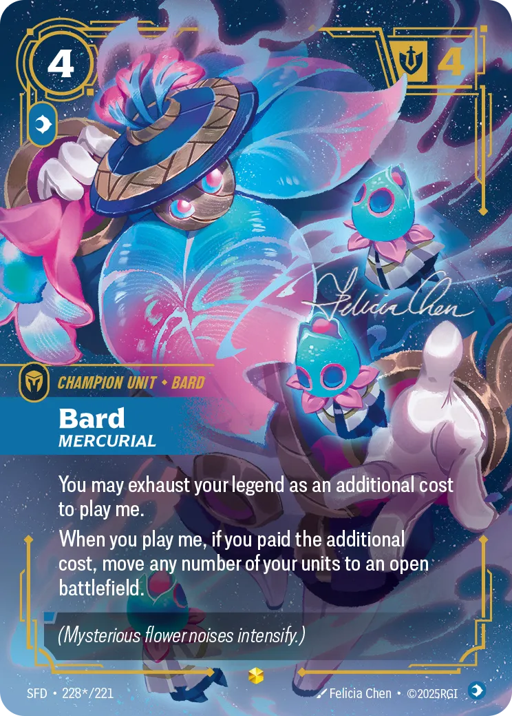 Riftbound Champion Unit: Bard – Mercurial