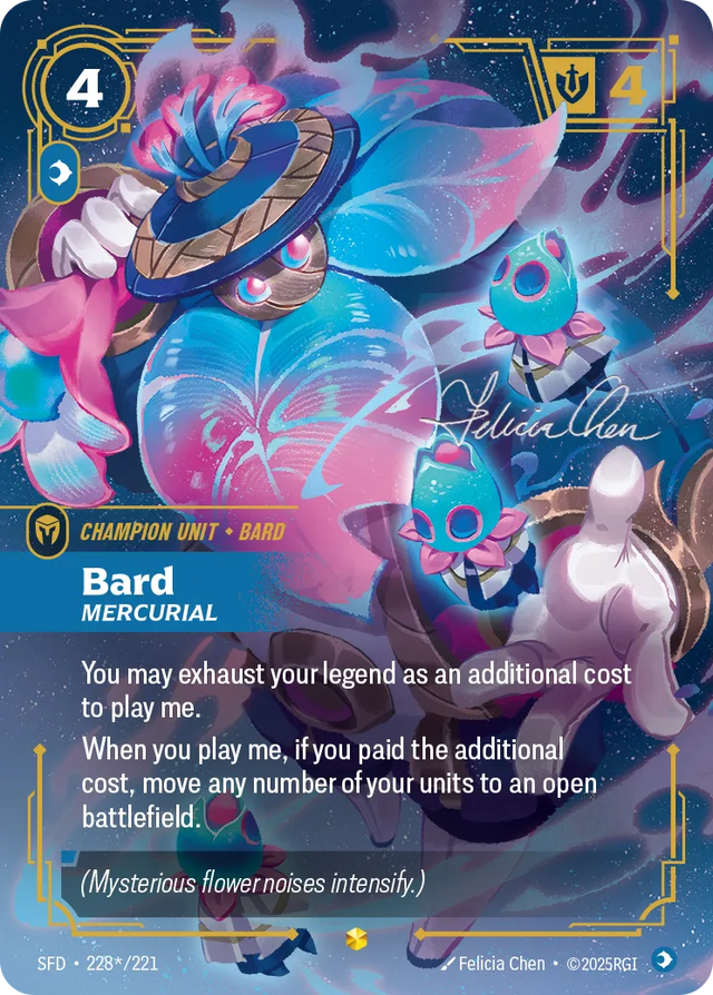 Riftbound Champion Unit: Bard – Mercurial