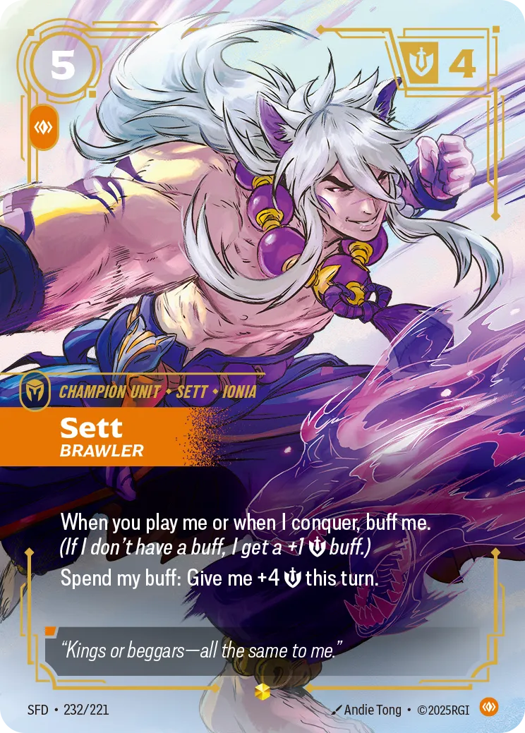 Riftbound Champion Unit: Sett – Brawler