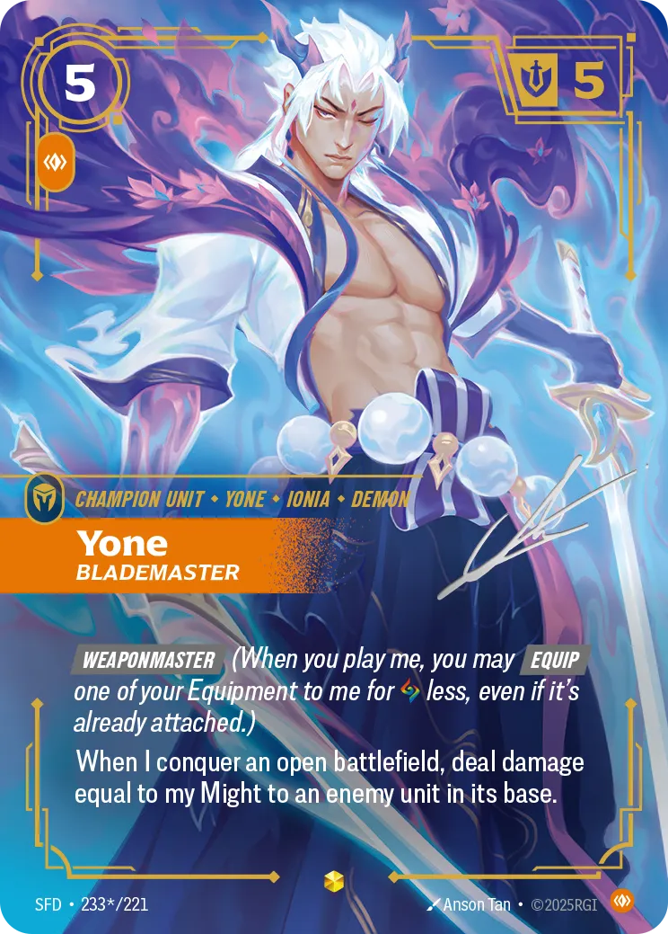 Riftbound Champion Unit: Yone – Blademaster