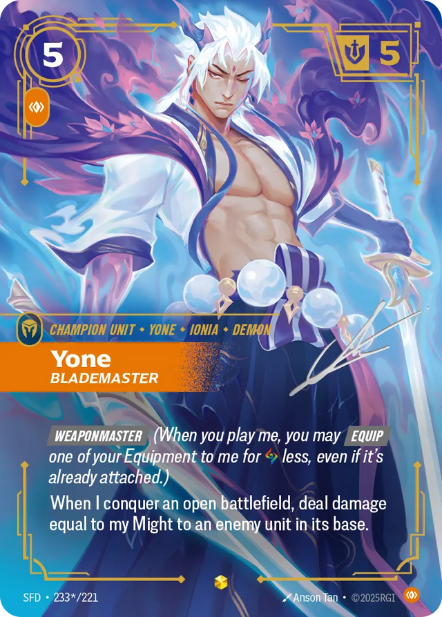 Riftbound Champion Unit: Yone – Blademaster