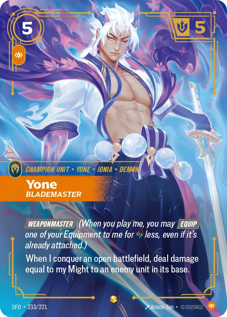 Riftbound Champion Unit: Yone – Blademaster